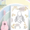 Affiche naissance souvenir de bébé ange parti trop tôt dans la chambre de bébé