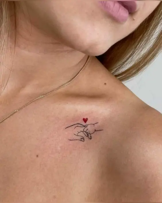 tatouage symbolique bébé et maman