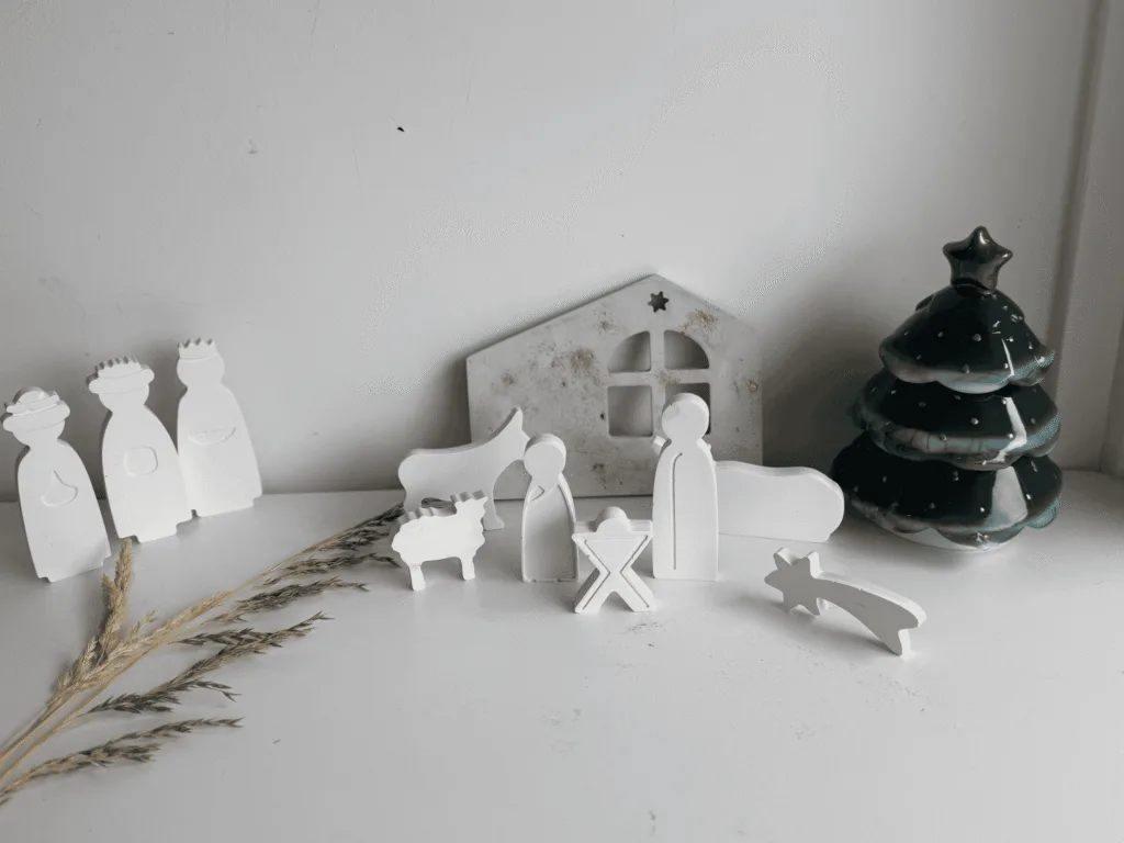 Belle crèche pour le jour de noel