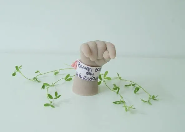 Support bracelet de naissance maternité souvenir de bébé