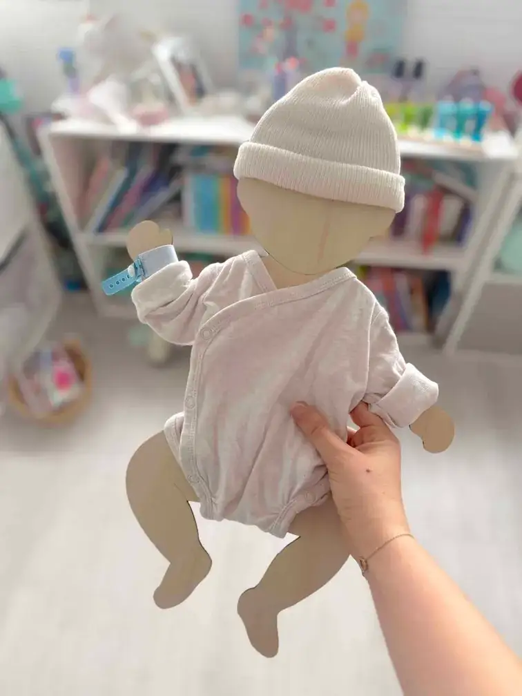 Support souvenir de vêtements de naissance — vue 2