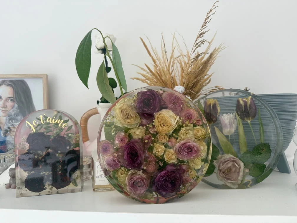 Immortalise ton bouquet de mariée / fleurs en résine éternelle – Image 25