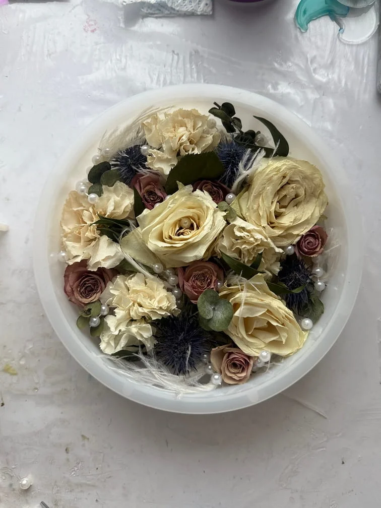 Immortalise ton bouquet de mariée / fleurs en résine éternelle – Image 24