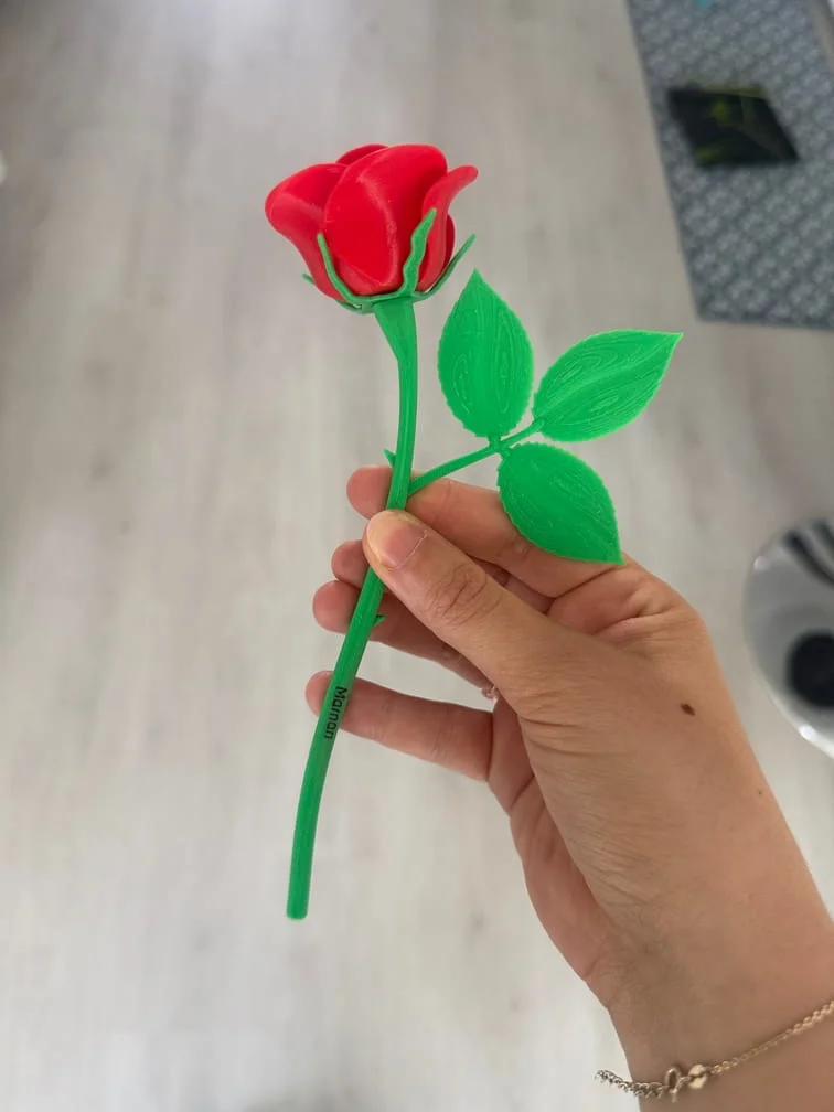 Cadeau maîtresse fin d'année fleur a message