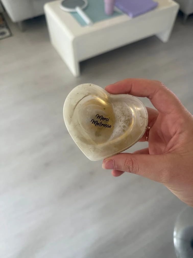 cadeaux maîtresse vide poche à message