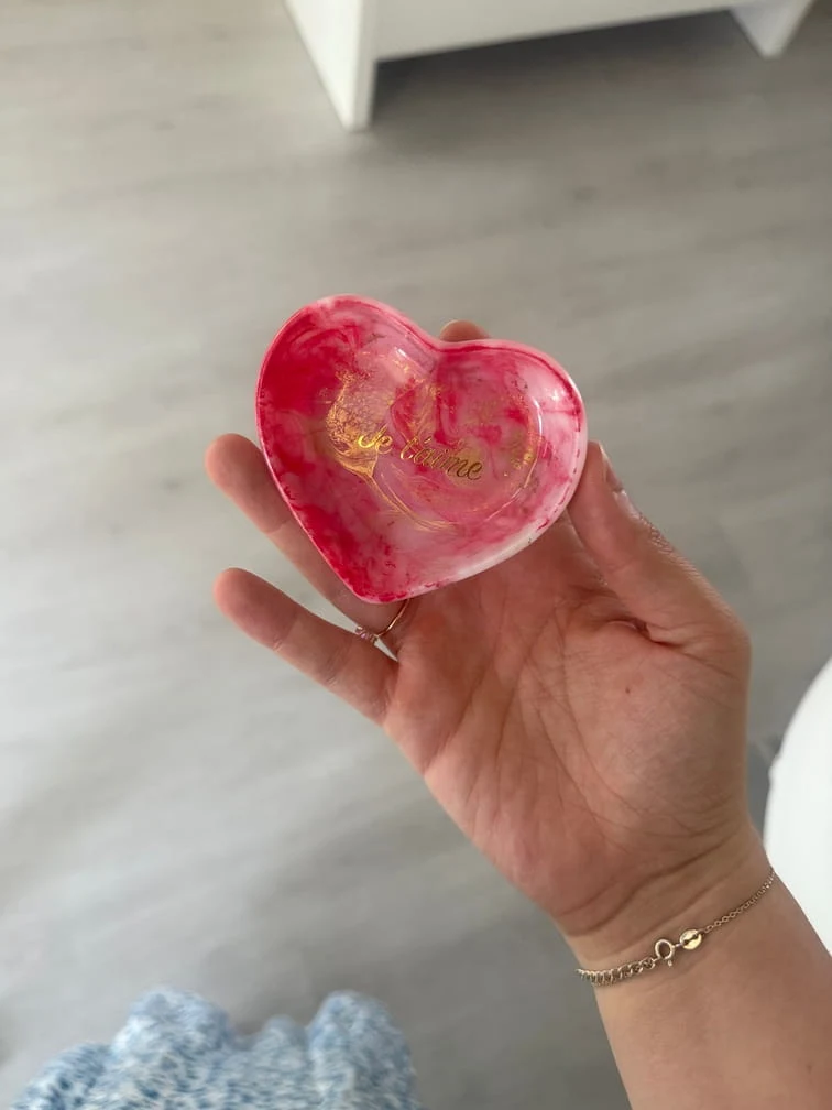cadeaux maîtresse vide poche à message