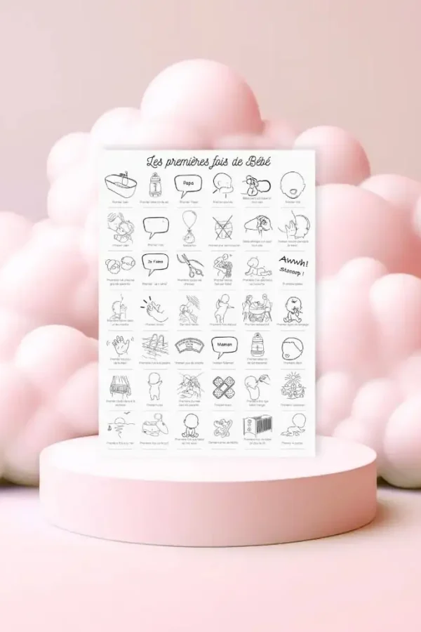 Évolution avec l&rsquo;affiche « Les premières fois de bébé »