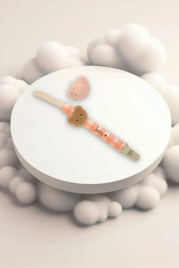 Attache tétine personnalisable avec prénom