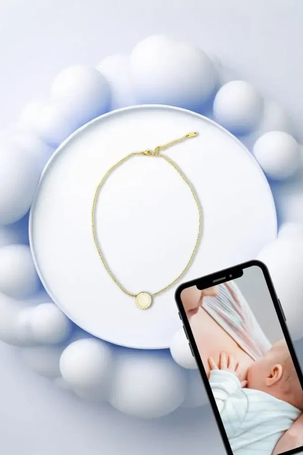 Collier lait maternel connecté : gardien de souvenirs