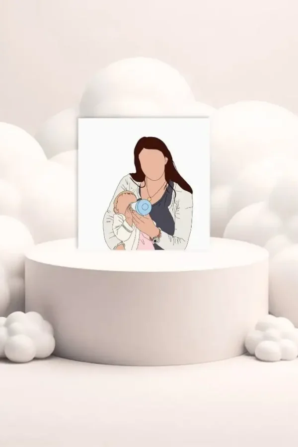 Illustration personnalisée : Famille, amis…