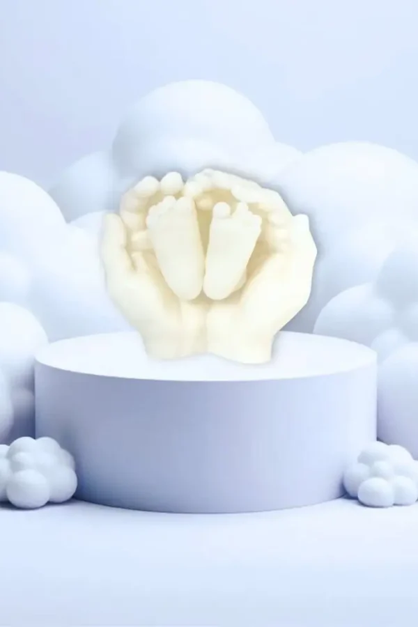 Décoration des pieds de bébé à la naissance