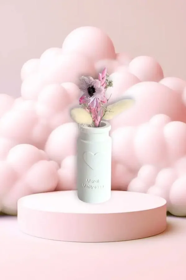 Cadeau de maîtresse original : dire merci avec vase fleuri