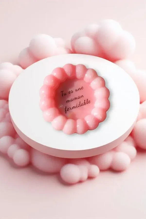 Décoration plateau avec un message personnalisé