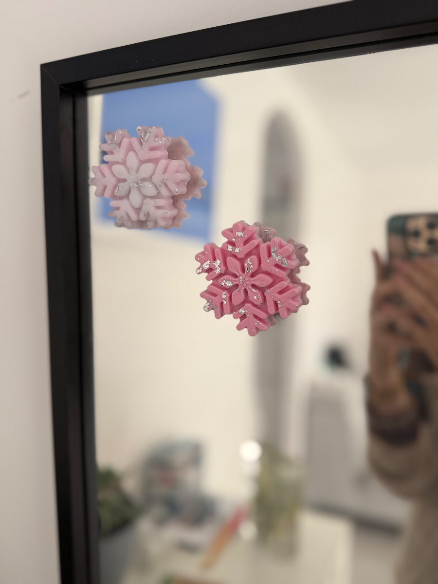Joli flocon de neige a mettre dans le sapin ou sur un vitre