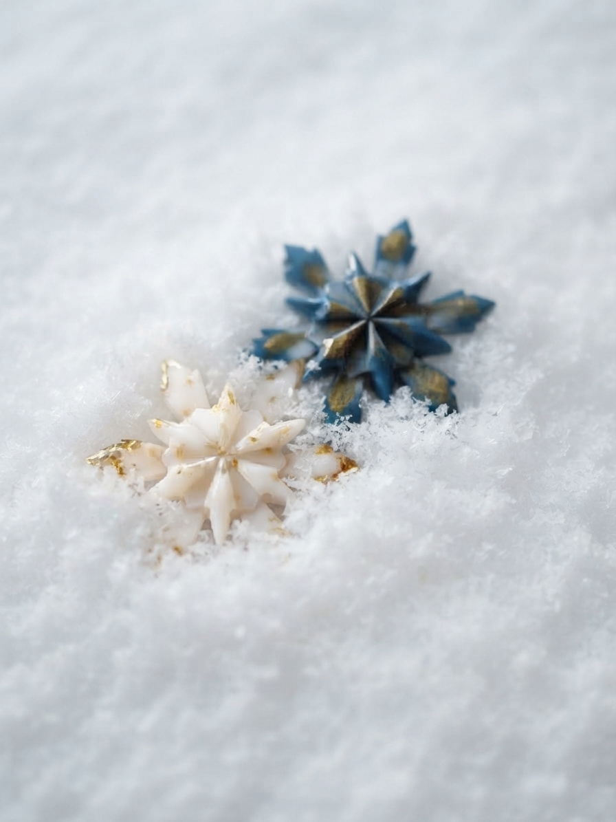 Décoration flocon de neige noël