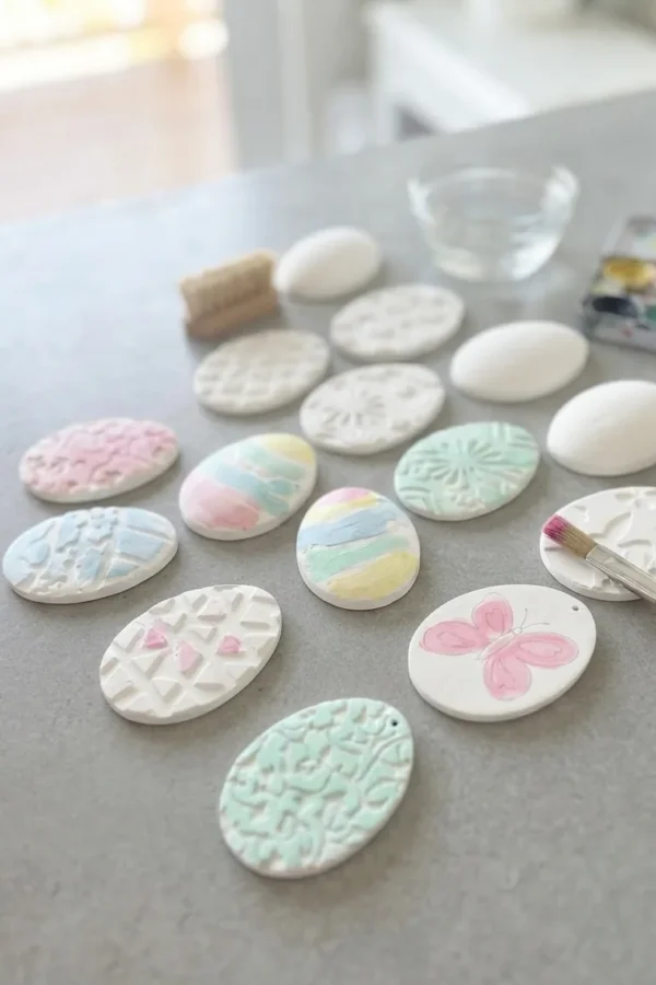 Activité manuelle de Pâques : Œufs décoratifs à peindre