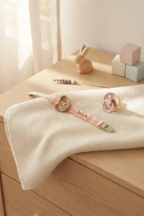 Attache tétine personnalisable avec prénom