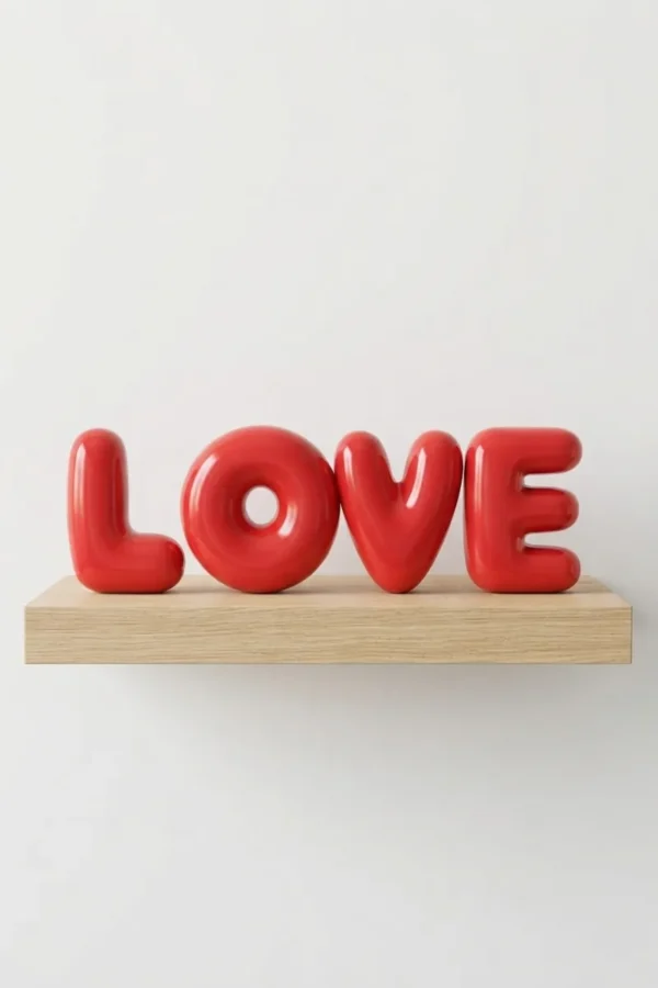 Cadeau couple, le LOVE design