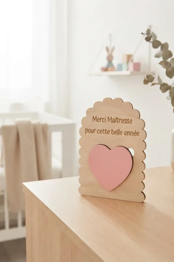 Cadeau merci maîtresse : pancarte post-it utile