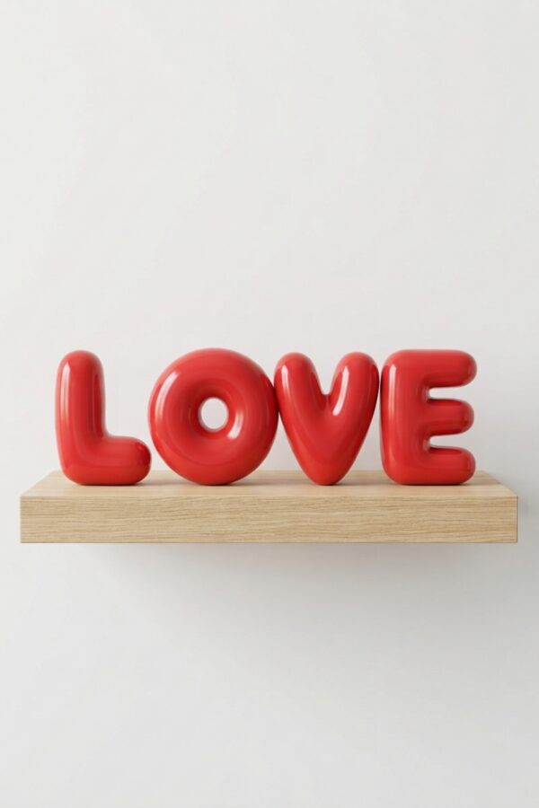 Cadeau couple, le LOVE design