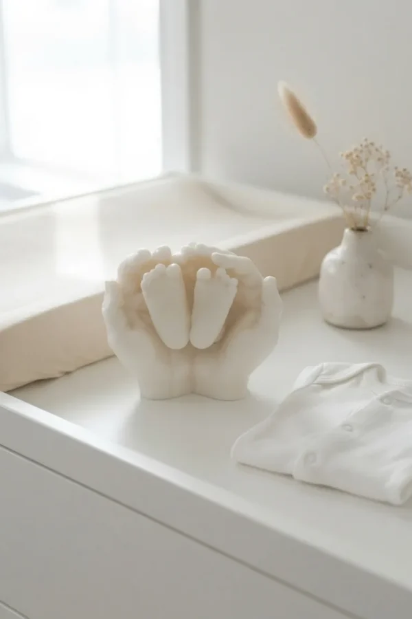 Décoration des pieds de bébé à la naissance
